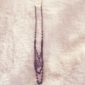 Gray Heart Necklaces